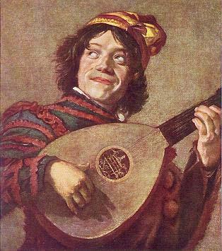 Frans Hals Jester with a Lute Sweden oil painting art
